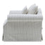 Slip Cover Only - Avalon Hamptons Armchair Stone Stripe