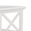 Sorrento Large Glass Coffee Table White