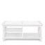 Sorrento Large Glass Coffee Table White