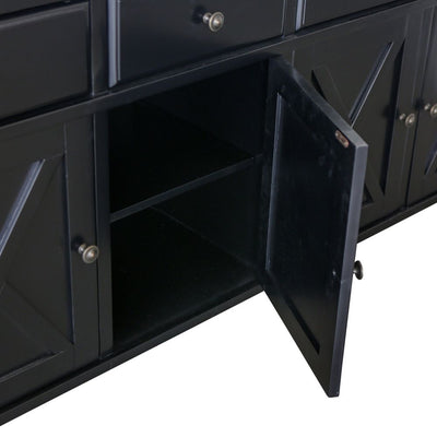 Sorrento Black 4 Door Buffet