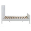 Santorini Hamptons Timber/Rattan Double Bed White