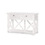 West Beach 2 Drawer Hamptons 130cm Console White