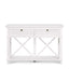 West Beach 2 Drawer Hamptons 130cm Console White