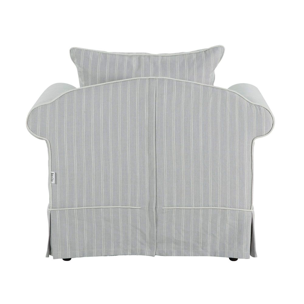 Slip Cover Only - Avalon Hamptons Armchair Cloud Stripe