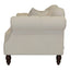 Vaucluse 3 Seat Hamptons Buttoned Sofa Beige Linen Blend