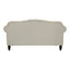 Vaucluse 2 Seat Hamptons Buttoned Sofa Beige Linen Blend