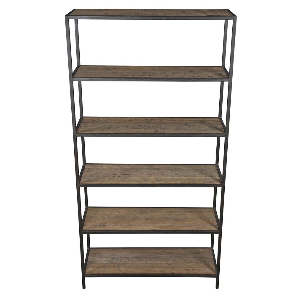 Denver Shelf Unit Dark Natural