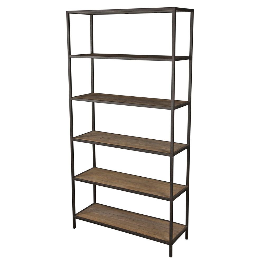 Denver Shelf Unit Dark Natural