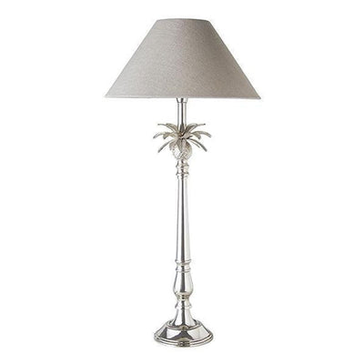 Nickel Pineapple Lamp 40/16" Natural 16" Natural Sha