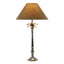 Nickel Pineapple Lamp 40/16 Natural Shade