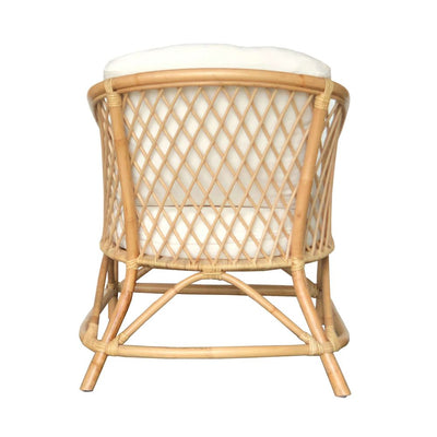 Montego Natural Rattan Lounge Chair with Cushions