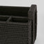 Paume Rattan Cutlery Caddy Black