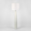 Samson Floor Lamp Base White with Shade White