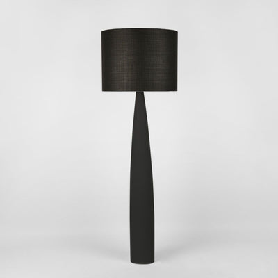 Samson Floor Lamp Base Black with Shade Black