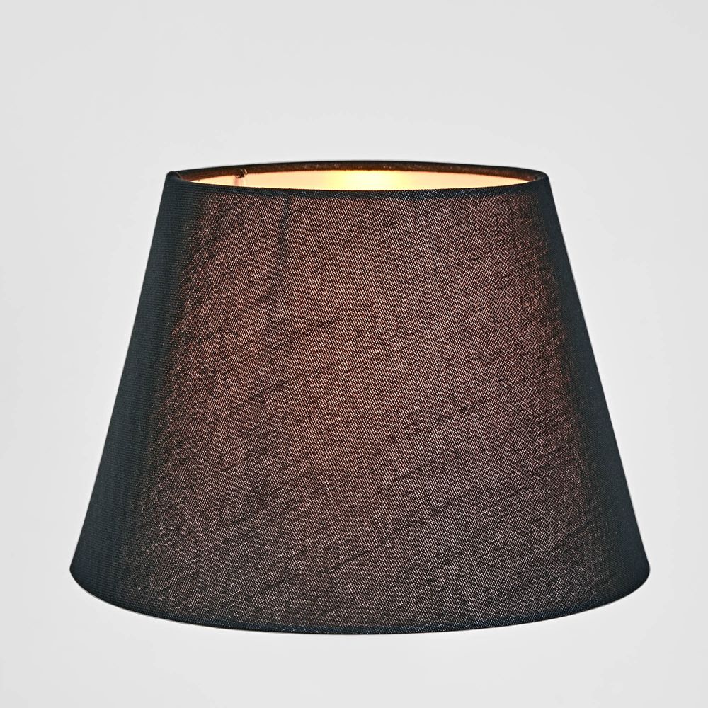 Linen Taper Lamp Shade XS Black