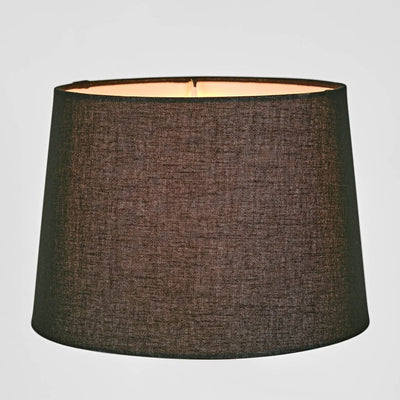 Linen Drum Lamp Shade XS Black