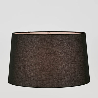 Linen Drum Lamp Shade XL Black