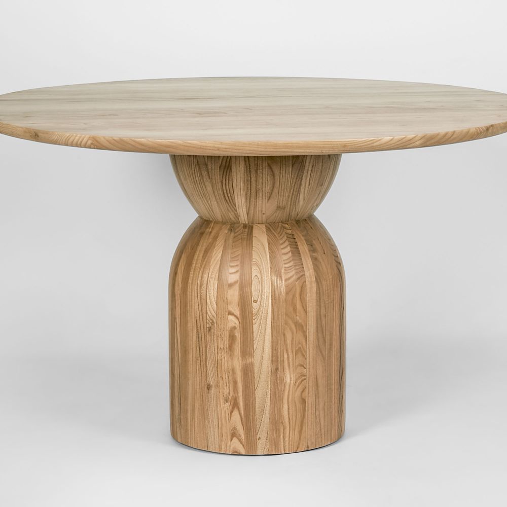 Olive Dining Round/Oval Table Base Natural