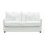 Slip Cover Only - Noosa Hamptons 2 Seat Sofa Beach W/White Piping