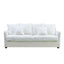 Slip Cover Only - Noosa Hamptons 3 Seat Sofa Beach W/White Piping