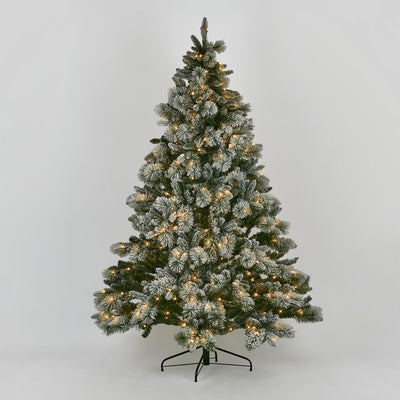 Norwegian Snowy Pine Tree 210cm With 450 LED