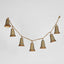 Hanging Bell Garland Bronze