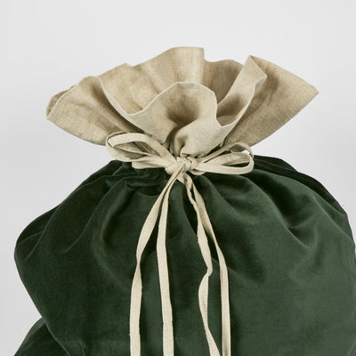 Forest Velvet Sack