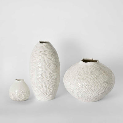 Jaylen Round Vase Cream