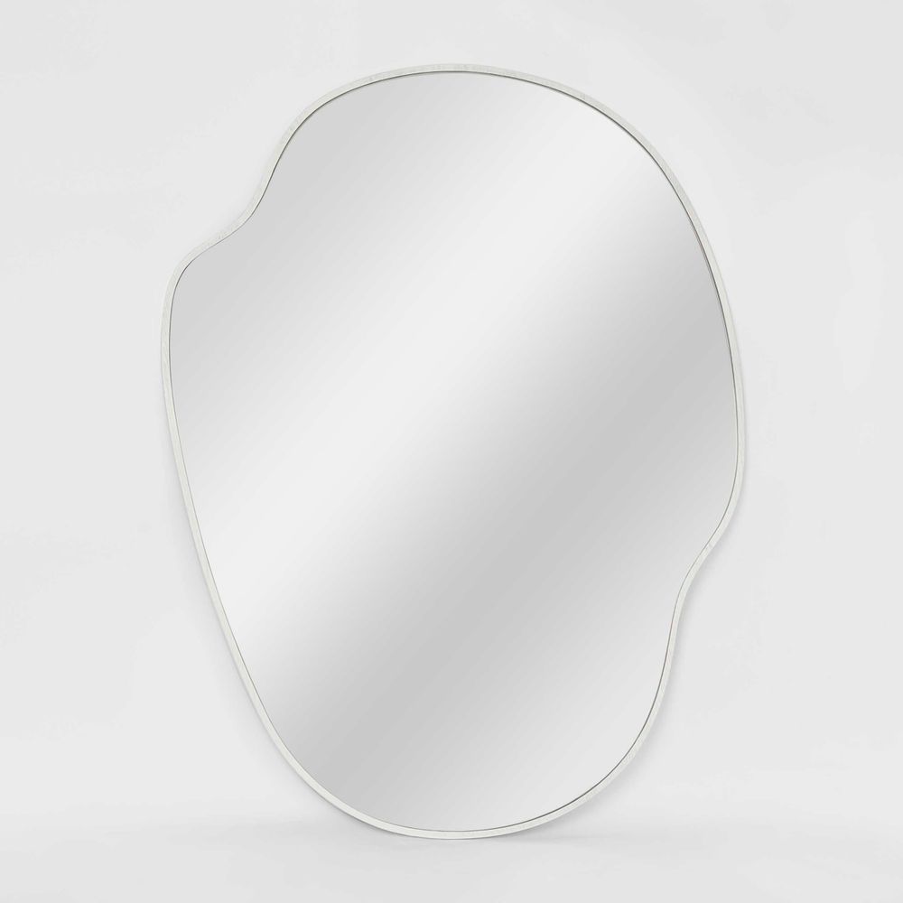 Dune Organic Mirror Large White