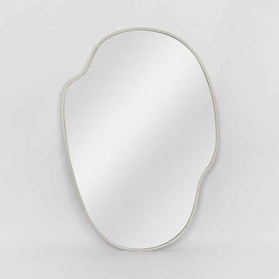 Dune Organic Mirror Small White