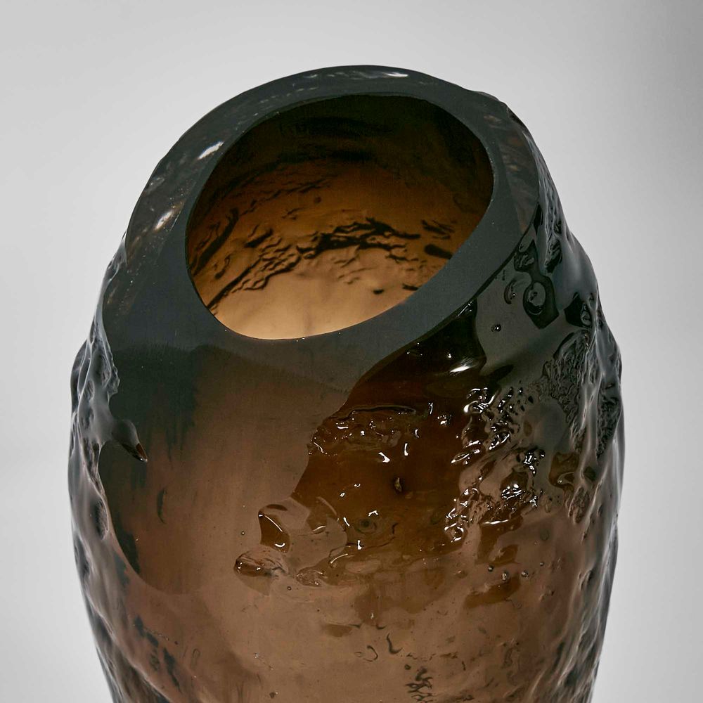 Rook Vase Large Amber