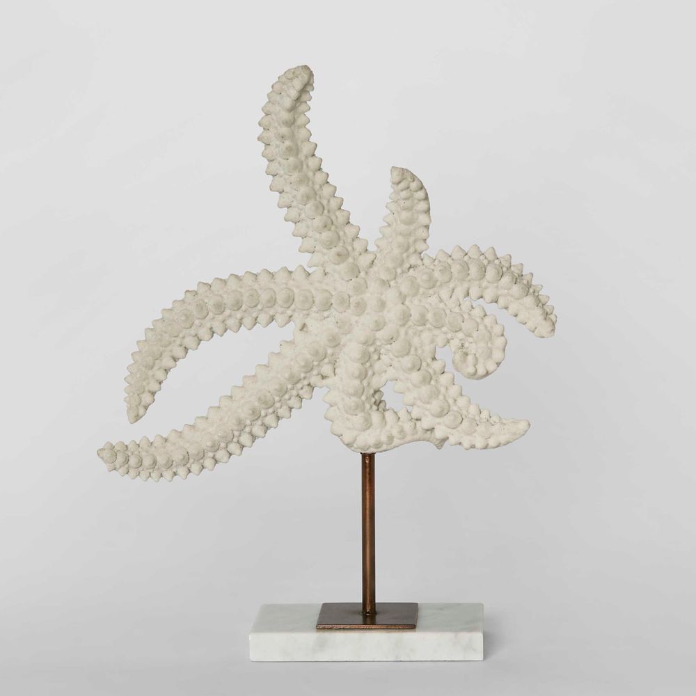 Starfish on Marble White