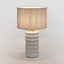 Condotti White Table Lamp & Shade