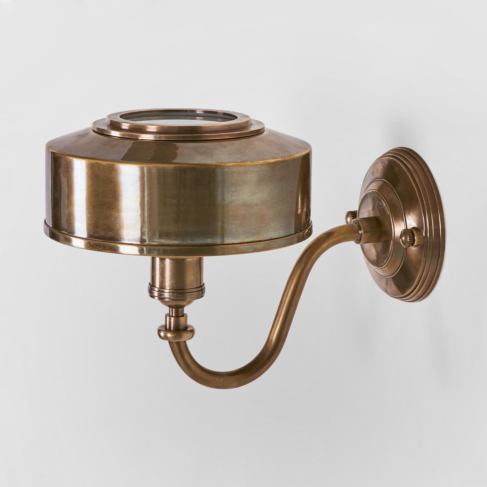 Gadsby Wall Light Antique Brass