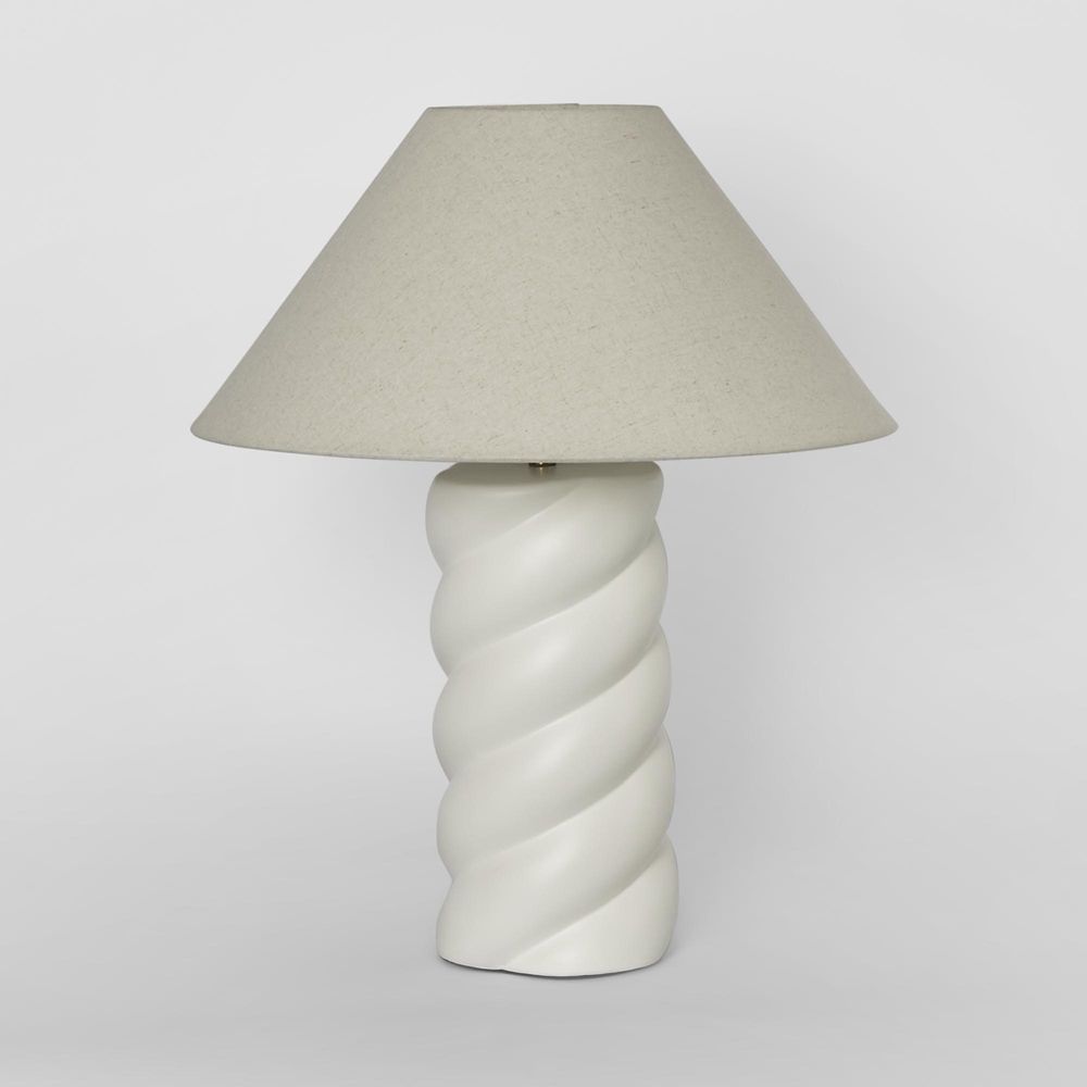 Twist Column Lamp & Shade