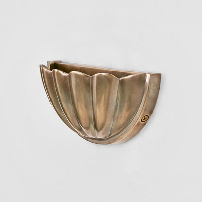 Half Moon Shell Shade Wall Light