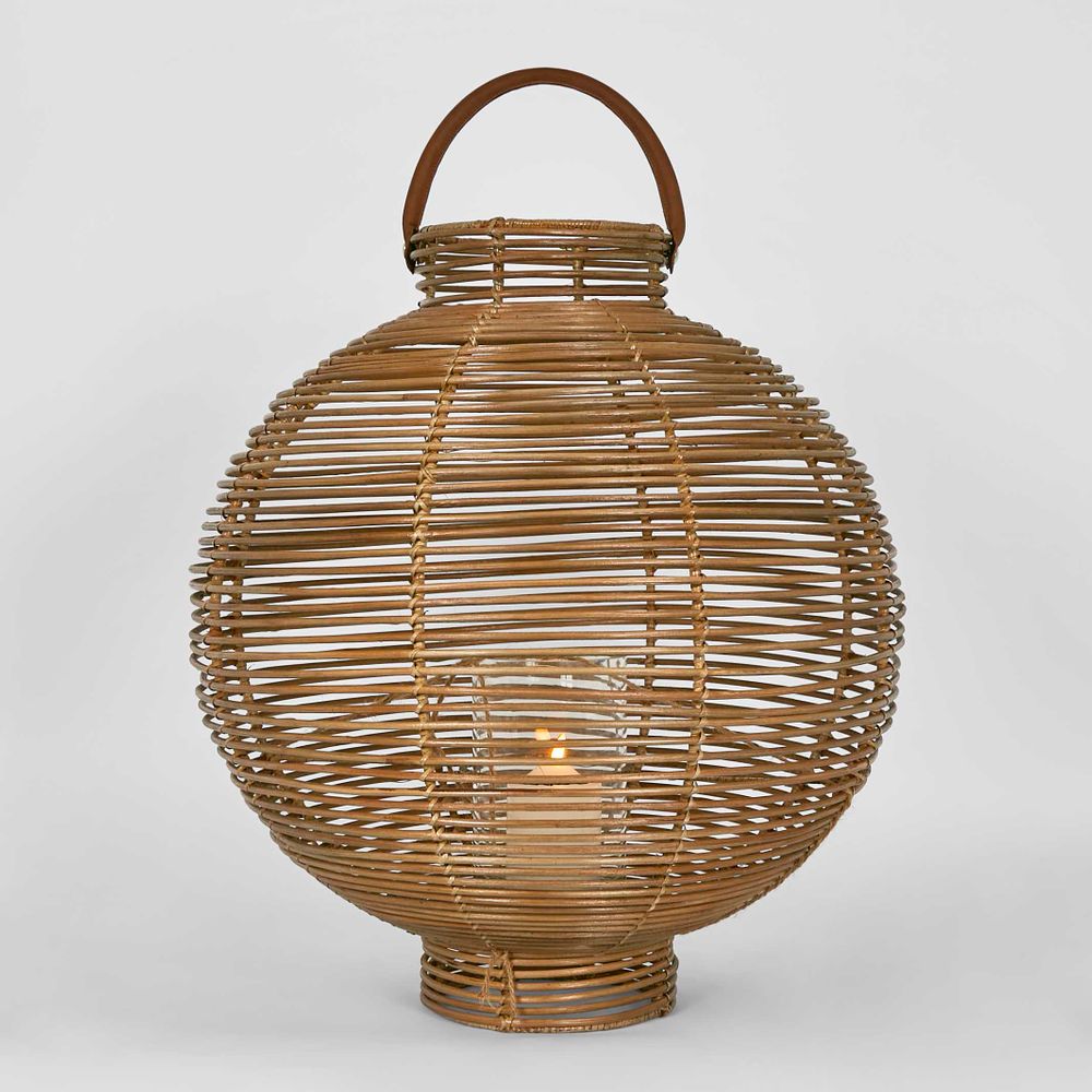 Eva Rattan Lantern Large