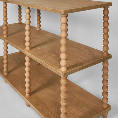 Bobbin Oak Console Natural 140cm