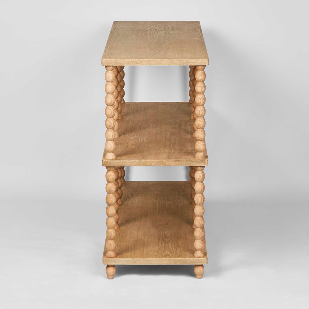 Bobbin Oak Console Natural 140cm