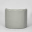 Camille Scallop Armchair Seafoam with White Piping