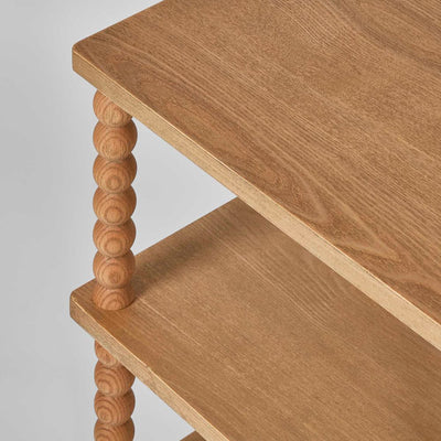 Bobbin Oak Side Table Natural