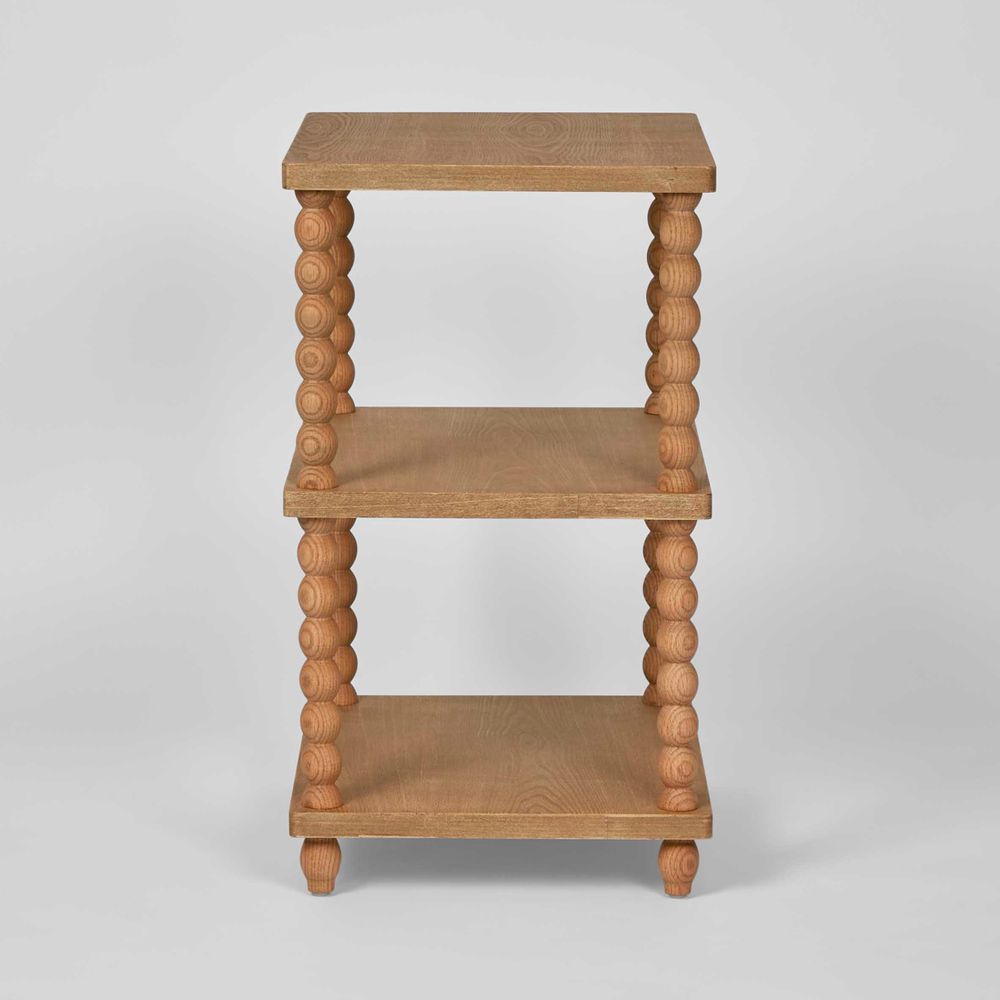 Bobbin Oak Side Table Natural