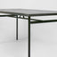 Sheffield Iron/Tiled Outdoor Dining Table Black