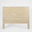 Belle Rattan QS Bedhead Natural