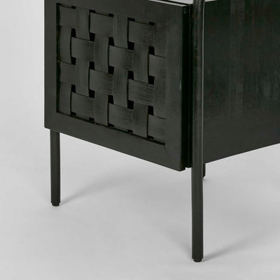 Weave Bedside Black