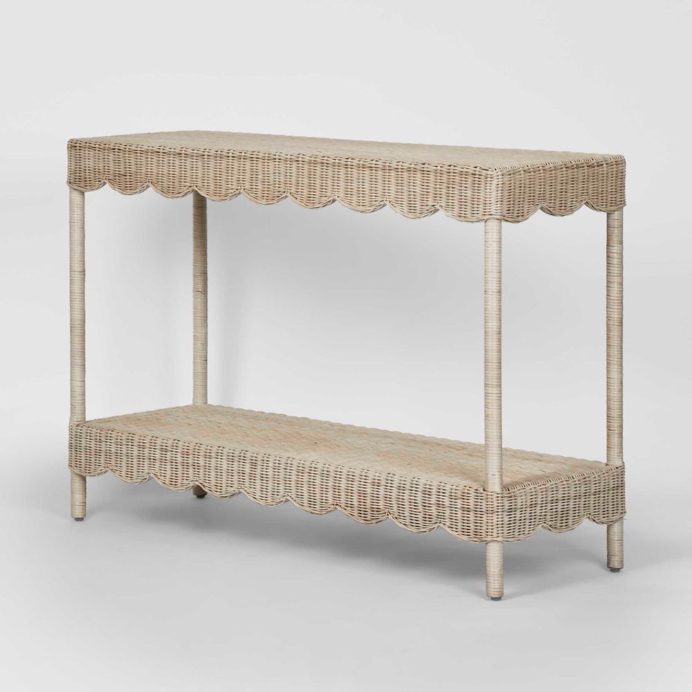 Belle Rattan Console