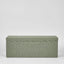 Belle Rattan Storage Bench Green