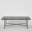 Sheffield Iron/Tiled Outdoor Coffee Table Black