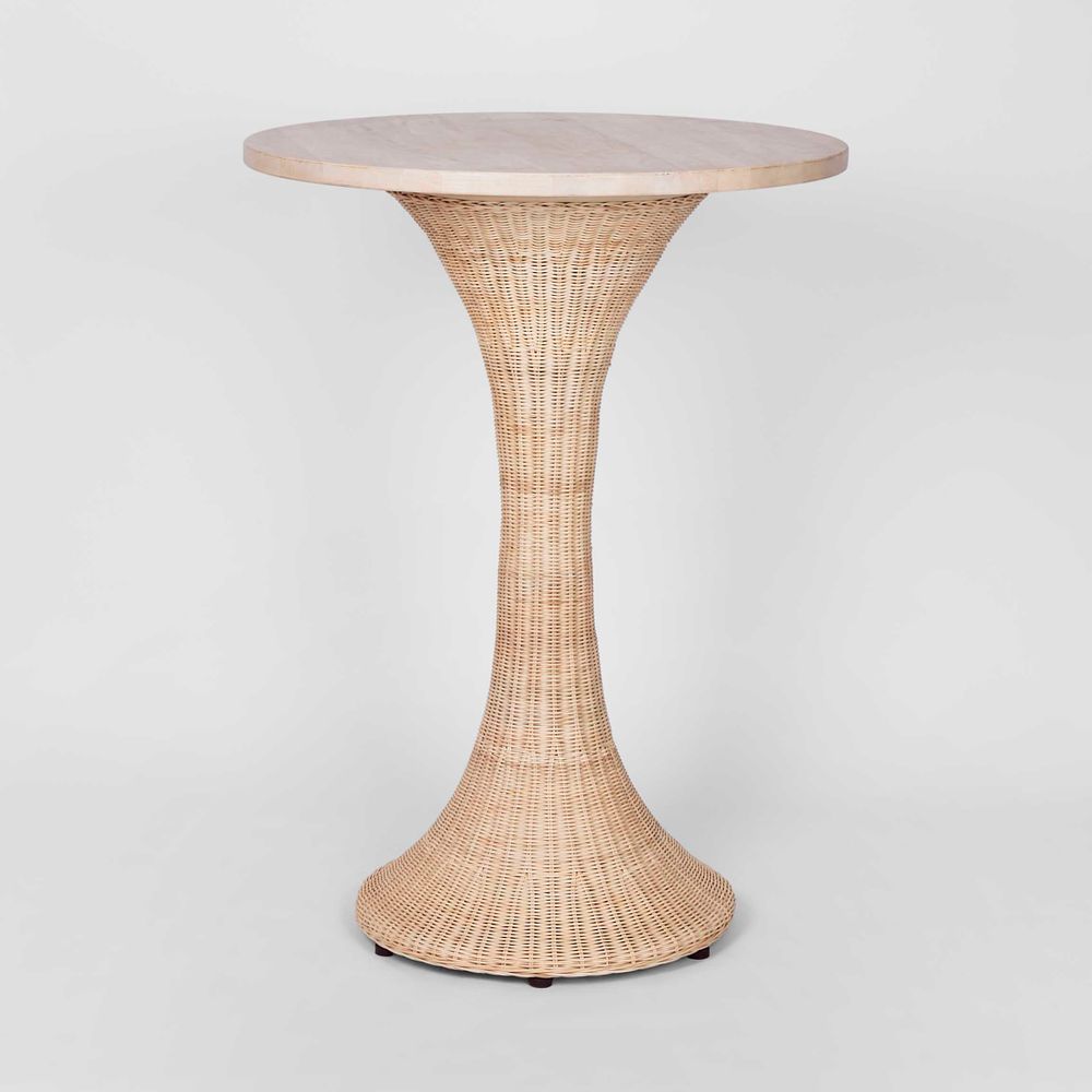 Belmont Rattan Bar Table 80cm