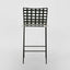 Sheffield Iron Outdoor Bar Chair with cushion